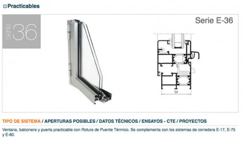 Foto de Perfiles para ventanas, balconeras y puertas