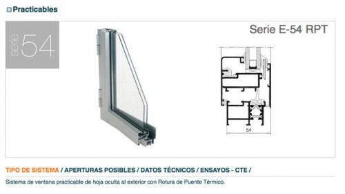 Foto de Perfiles de aluminio para ventanas