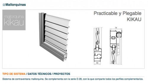 Foto de Contraventanas para persianas mallorquinas