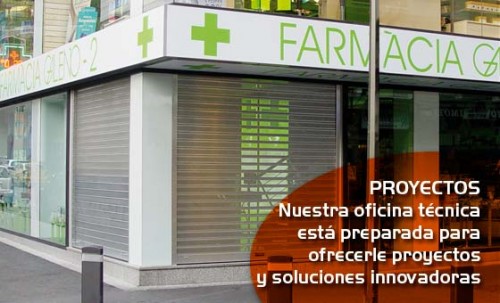 Foto de Puertas enrollables para farmacias