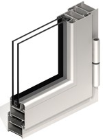 Foto de Sistema de carpintería para puertas y ventanas abatibles