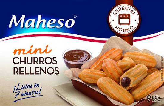 Foto de Mini churros rellenos de crema al cacao