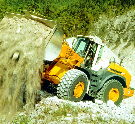 Foto de Cargadora sobre ruedas