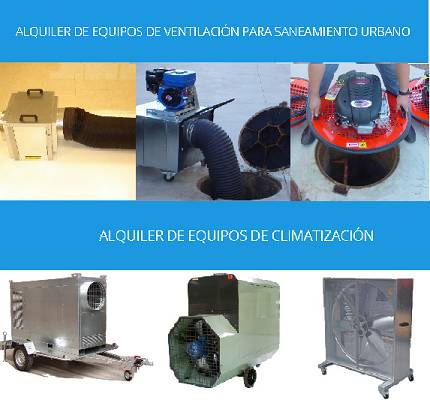Foto de Renting de equipos de ventilación para espacios confinados y equipos de climatización y refrigeración industrial y ganadera