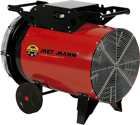 Calefactores eléctricos profesionales de 3 a 30 kW MET MANN Rp -  Agricultura - Calefactores eléctricos profesionales de 3 a 30 kW