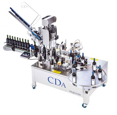 Etiquetadora CDA Regionale Producción de vino Etiquetadora automática