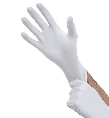 Los guantes de trabajo para hombre sobre un fondo blanco cloup