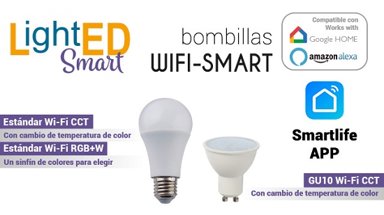 Bombillas LightED Smart Wifi - Construcción (Materiales) - Bombillas