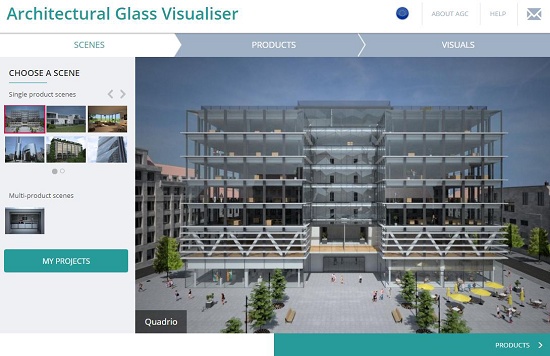 Foto de Visualizador de vidrio arquitectónico