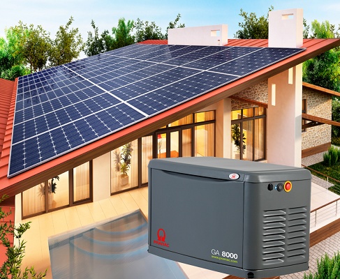 Foto de Generadores a gas de apoyo a instalaciones fotovoltaicas