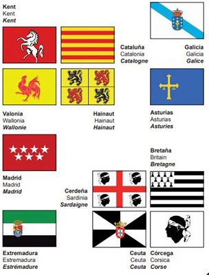 Foto de Banderas Autonómicas y regionales