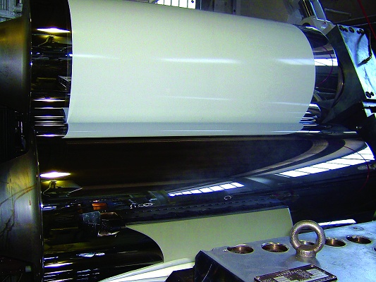 Foto de Fabricación de película de PVC con una calandra especial