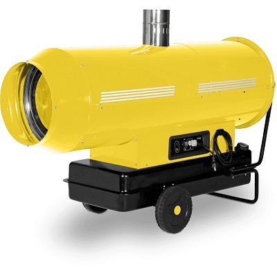 Alquiler de calefactor industrial gasoil CID220 - Climatización e  instalaciones - Alquiler de calefactor industrial gasoil