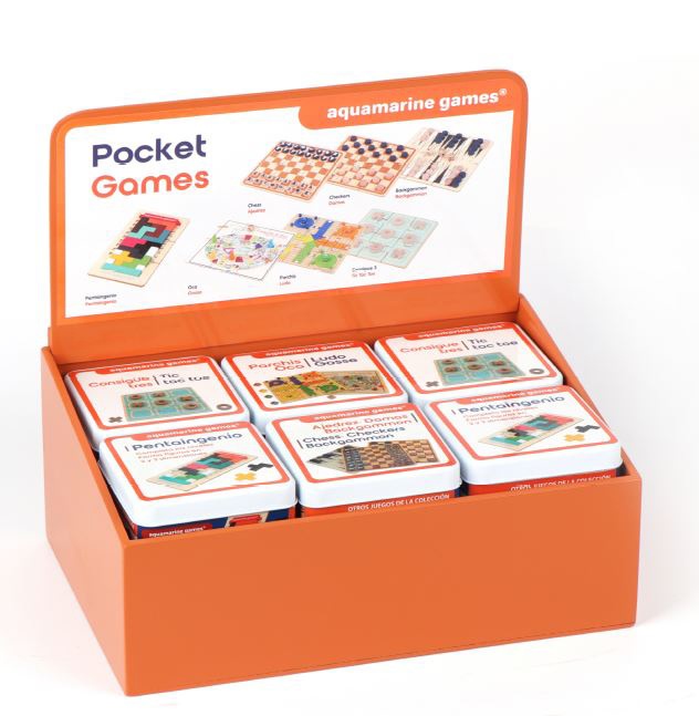Foto de Expositor de madera con 12 Pocket Games