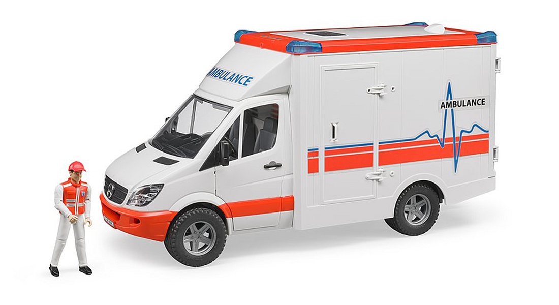 Foto de Ambulancia con conductor de juguete