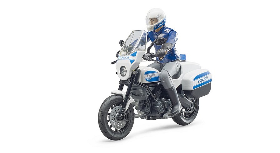 Foto de Motocicleta de policía de juguete