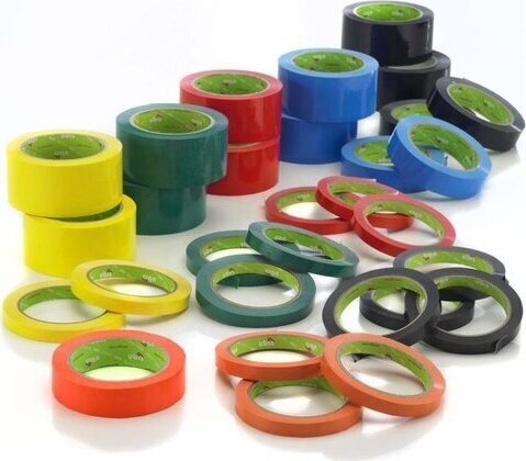 Cinta adhesiva en PVC de colores - Ferretería - Cinta adhesiva en PVC de  colores