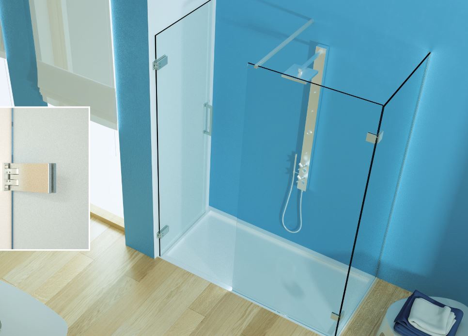 Foto de Bisagras hidráulicas para box ducha