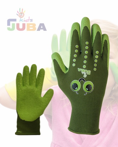 Vgo 2 pares de guantes de jardinería para niños de 3 a 4 años (talla XS,  2 colores, KID-SL7362)