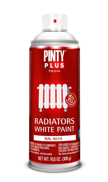 Foto de Spray de pintura blanca para radiadores