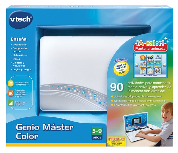 Pequeordenador Laptop Computadora Infantil Educativo Vtech Color Azul  marino