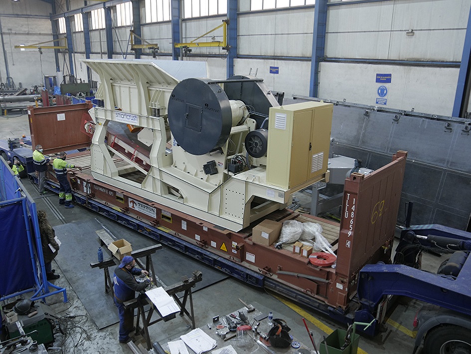 Foto de Machacadora, trituradora y criba