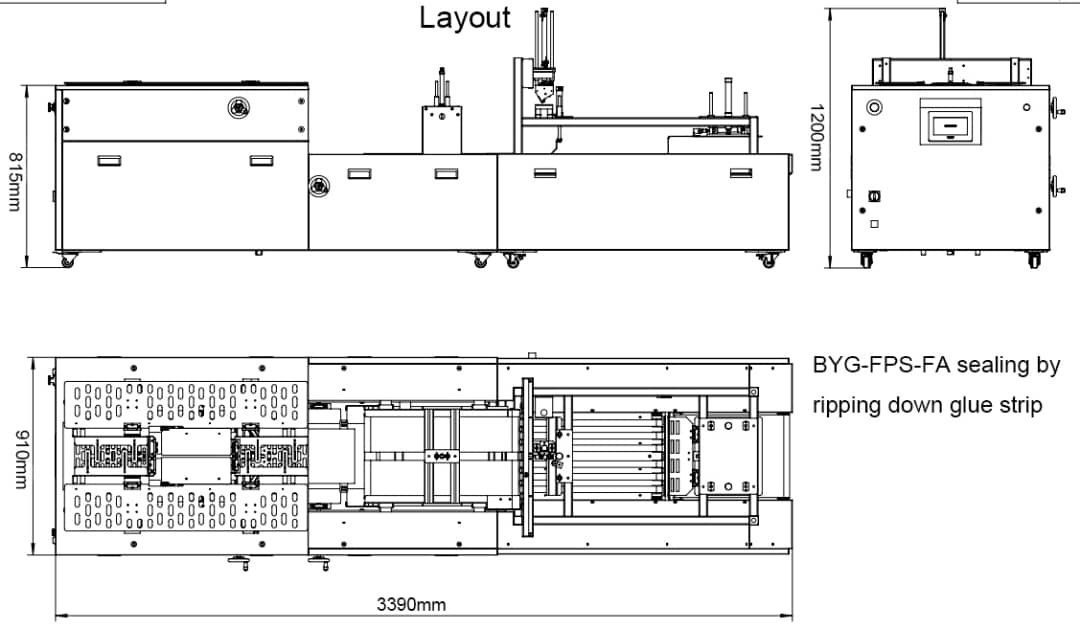 Foto deMaquinas de plegar y embolsar prendas de vestir