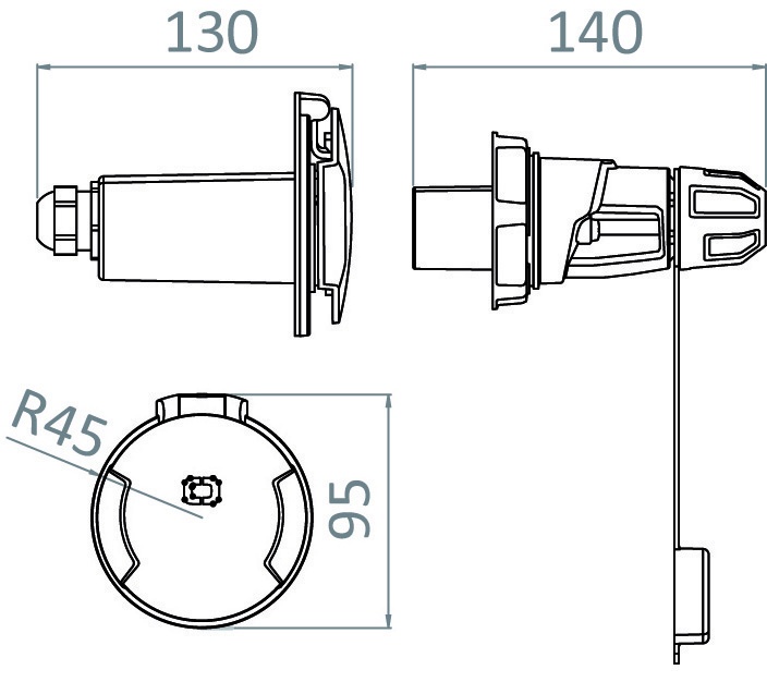 Foto deTomas y enchufes