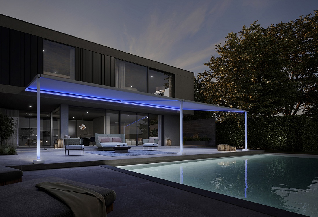 Foto deToldos con tecnología LED