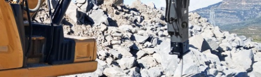 Foto de Gama de martillos hidráulicos y pinzas