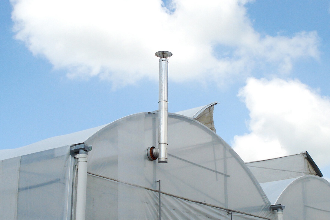 Foto deCalefacción de aire para invernaderos