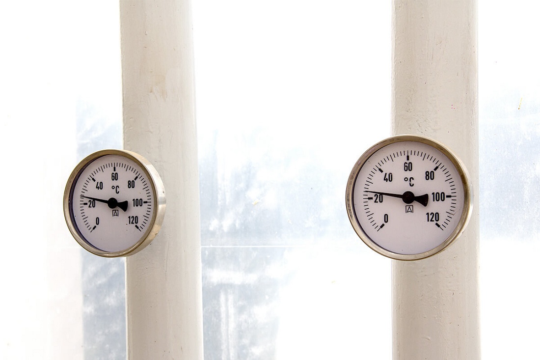 Foto deCalefacción de agua para invernaderos