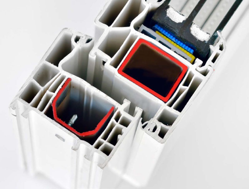 Foto deCuadrados de perfil de PVC