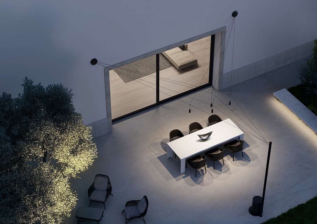 Foto deSistemas de iluminación en suspensión