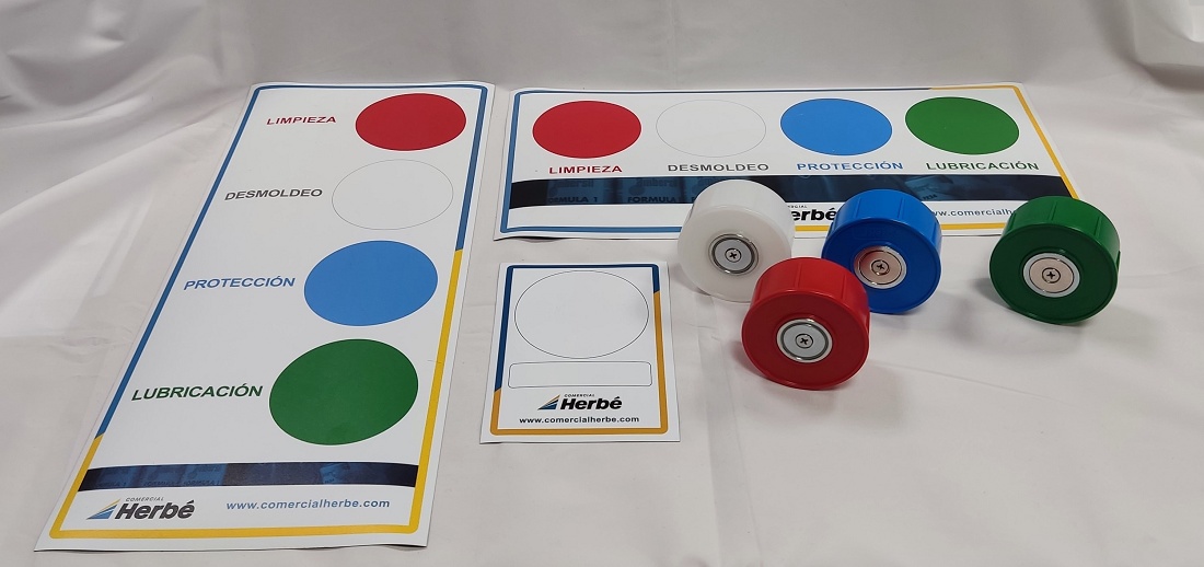 Foto de Soportes Magnéticos con codificación por colores