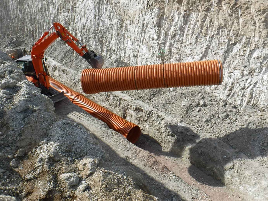 Foto deSistema de saneamiento en PVC