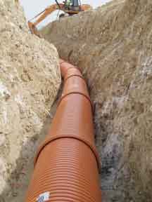 Foto deSistema de saneamiento en PVC