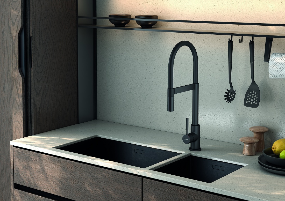 Foto de Griferías de cocina monomandos 3 vías