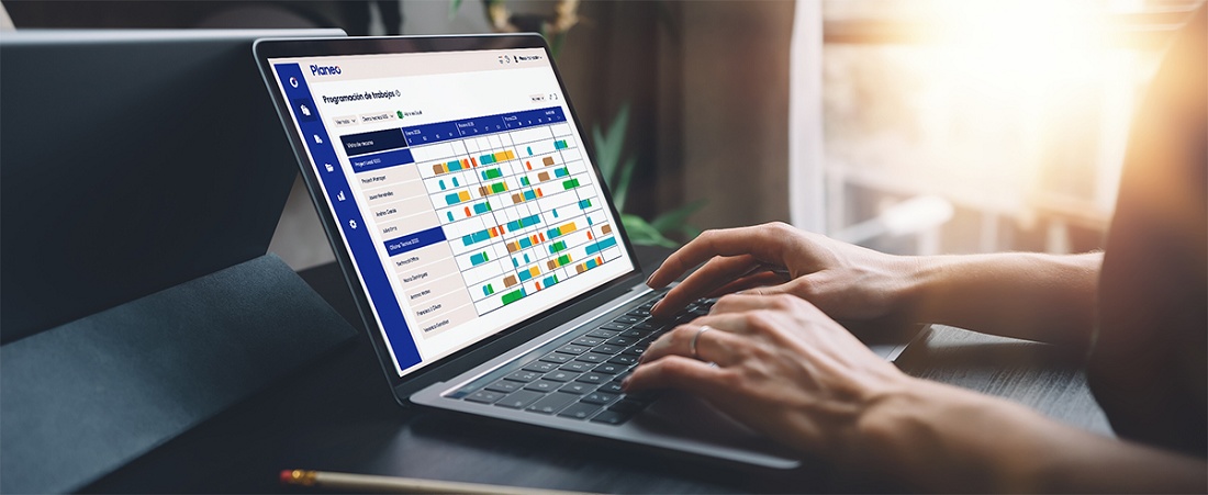 Foto deSoftwares para la captura de datos en planta