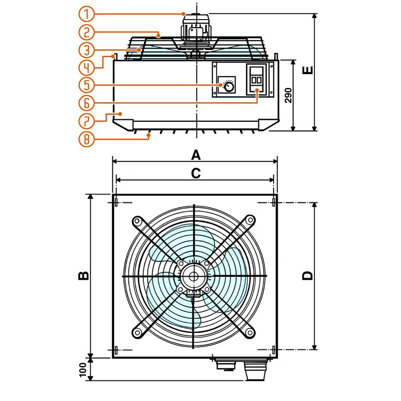 Foto deDestratificadores de aire