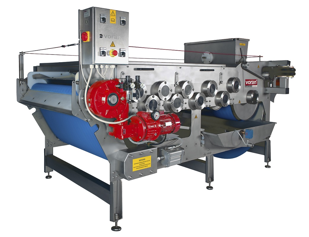 Foto de Prensas de doble banda para grandes volúmenes de producción de fruta triturada y zumos