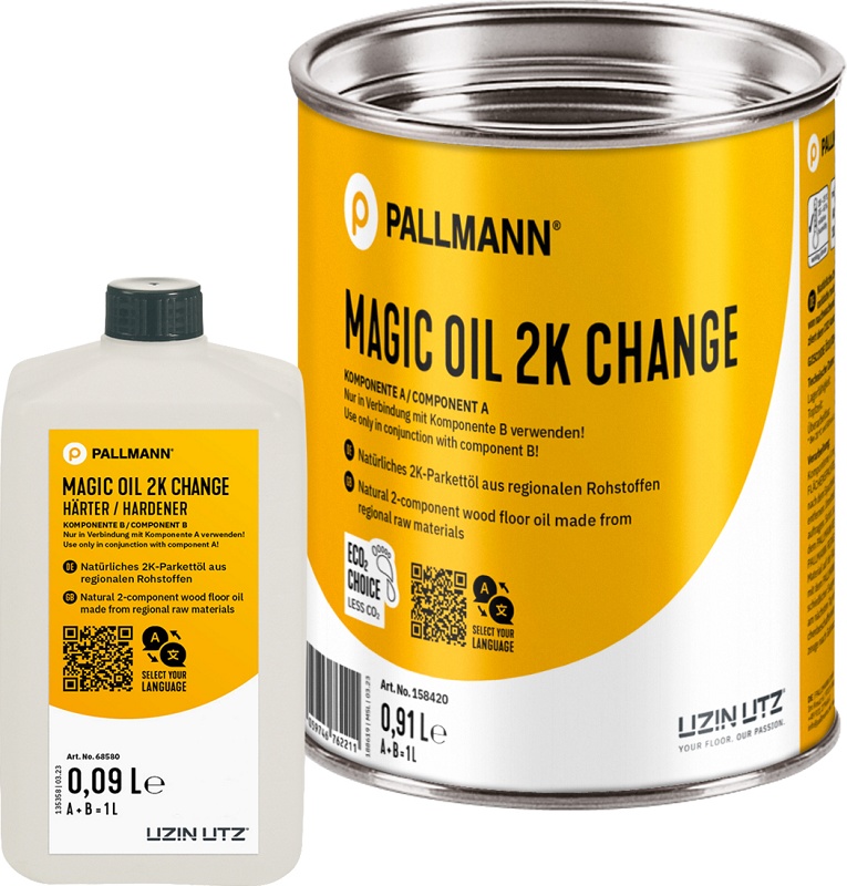 Foto de Aceites naturales de 2 componentes para suelos de madera sin disolventes