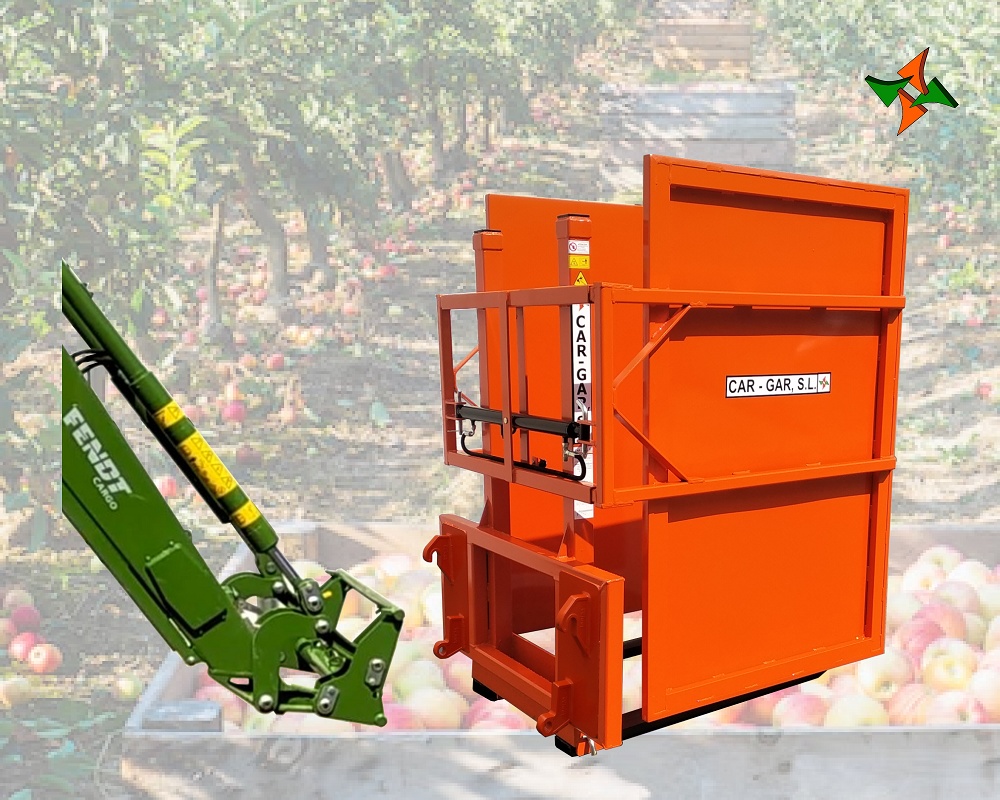 Foto de Portapallets con prensa lateral para pala agrícola