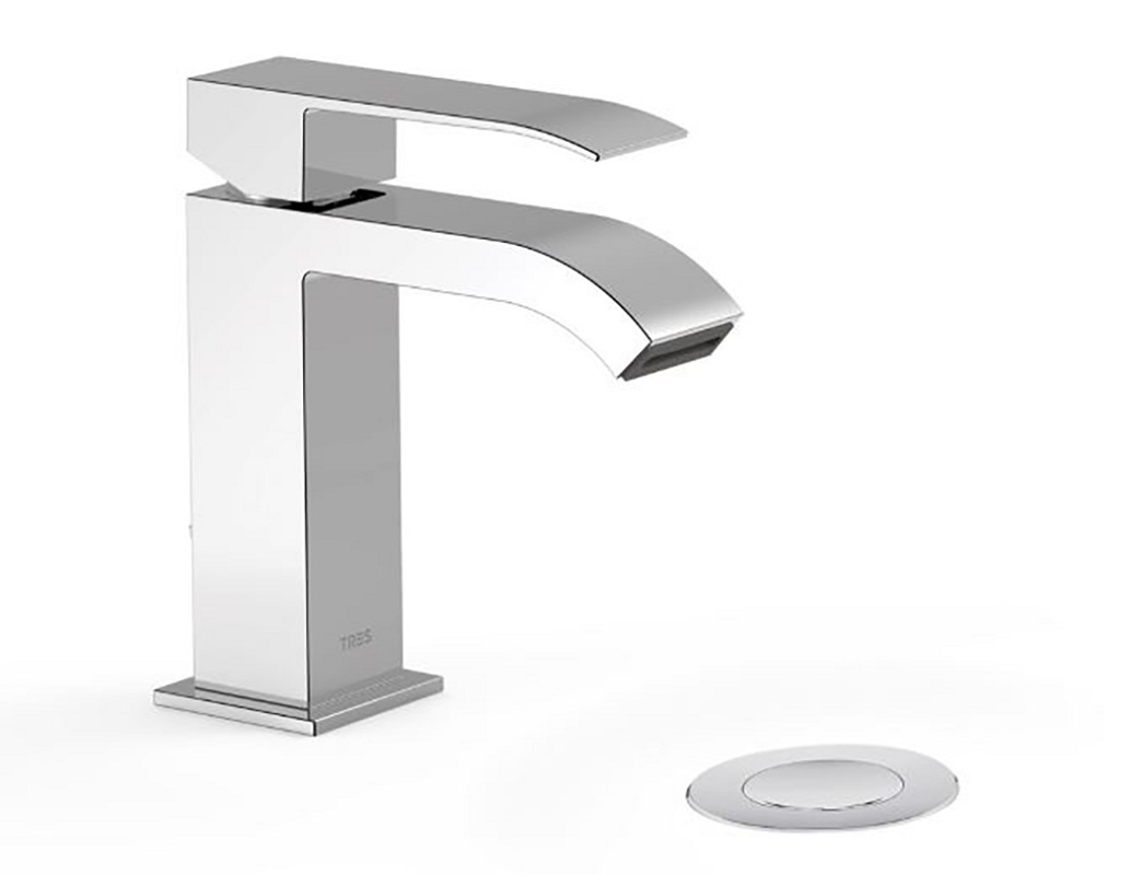 Foto de Grifos monomandos para lavabos con desagüe