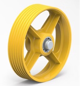 Foto dePoleas desviadoras con cojinetes reforzados