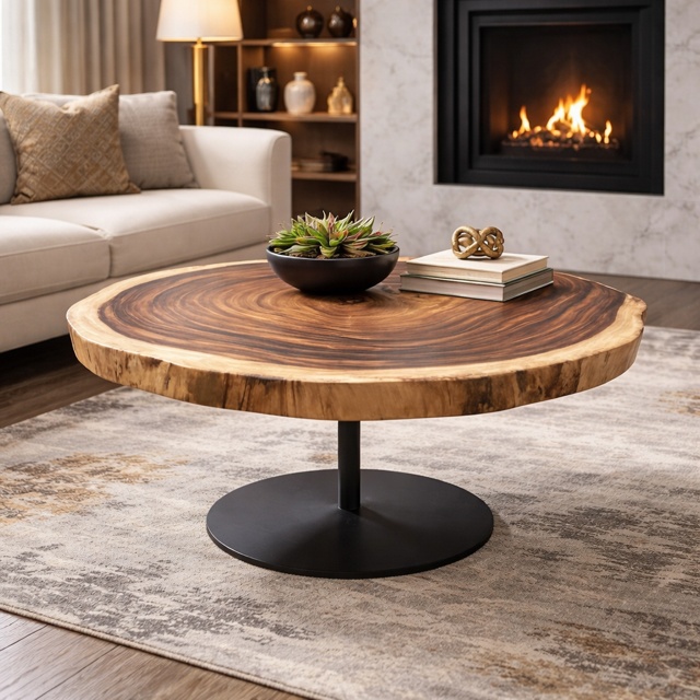 Foto de Mesas de centro de madera maciza