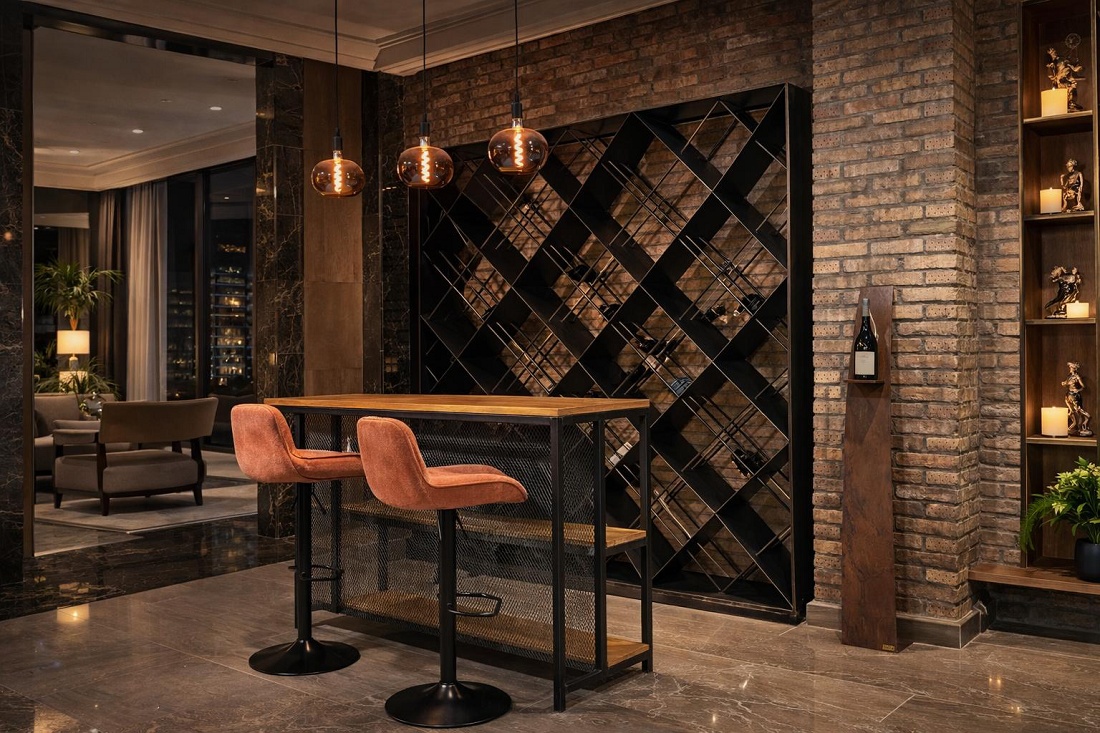 Foto deVinotecas metálicas de diseño