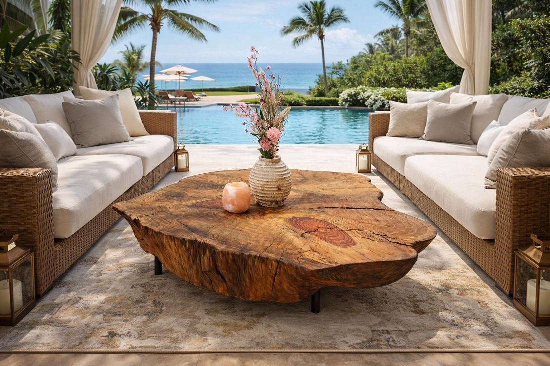 Foto deMesas de centro de madera maciza