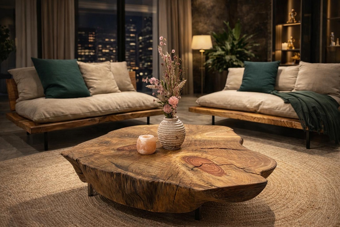 Foto de Mesas de centro de madera maciza