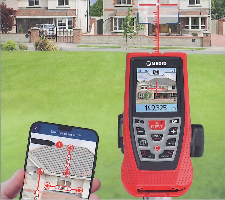 Foto deDistanciómetros láser con cámara integrada de 100 m